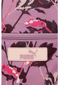 Puma plecak damski kolor fioletowy duży wzorzysty. Kolor: fioletowy. Materiał: materiał #3