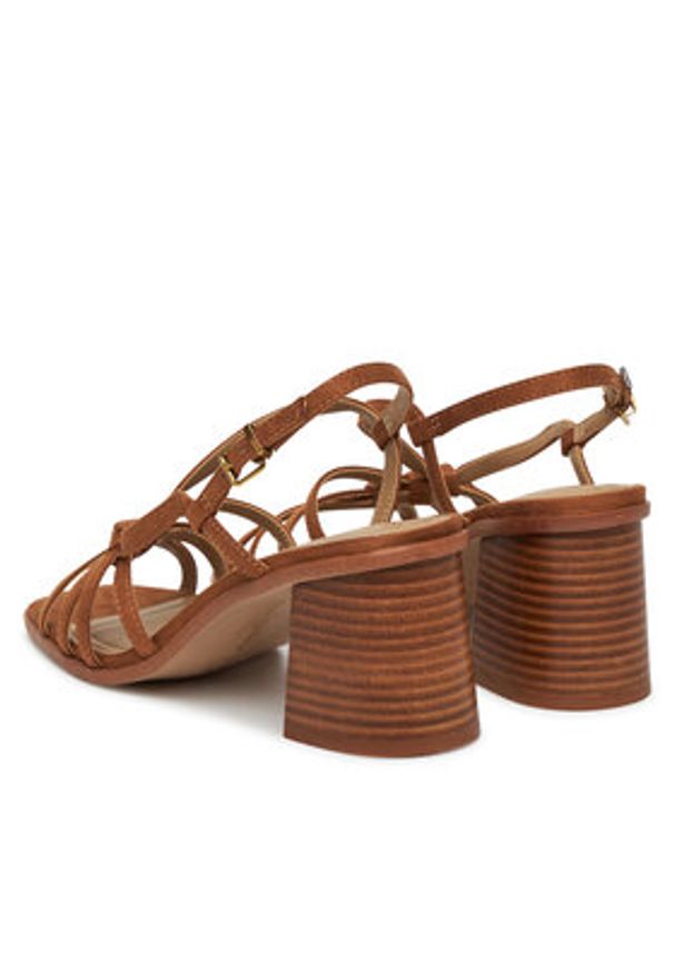 Pepe Jeans Sandały PLS90703 Brązowy. Kolor: brązowy. Materiał: skóra