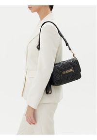 Love Moschino - LOVE MOSCHINO Torebka JC4210PP0MLA0000 Czarny. Kolor: czarny. Materiał: skórzane