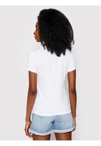 Calvin Klein Jeans T-Shirt J20J212883 Biały Slim Fit. Kolor: biały. Materiał: bawełna #4