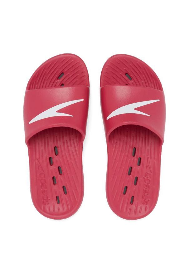Klapki basenowe damskie Speedo Slide. Kolor: czerwony, wielokolorowy, biały. Styl: sportowy