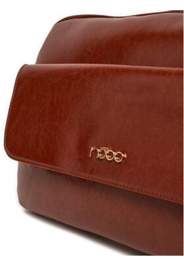Nobo Torba na laptopa BAGT901-K016 Brązowy. Kolor: brązowy. Materiał: skóra