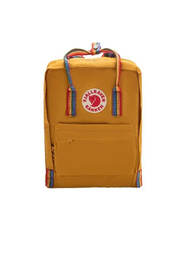 Fjällräven - Plecak Fjallraven Kanken Rainbow Yellow Uniwersalny. Kolor: żółty