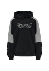 Bluza z kapturem dla dzieci Hummel hmlBOXLINE. Typ kołnierza: kaptur. Kolor: czarny. Sport: joga i pilates