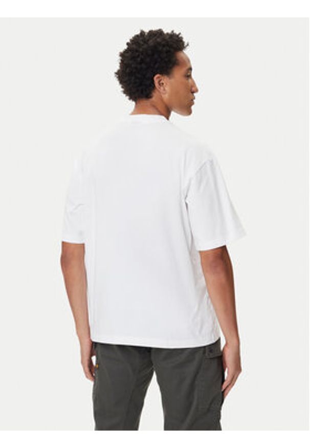 G-Star RAW - G-Star Raw T-Shirt Base D26817-D593 Biały Boxy Fit. Kolor: biały. Materiał: bawełna
