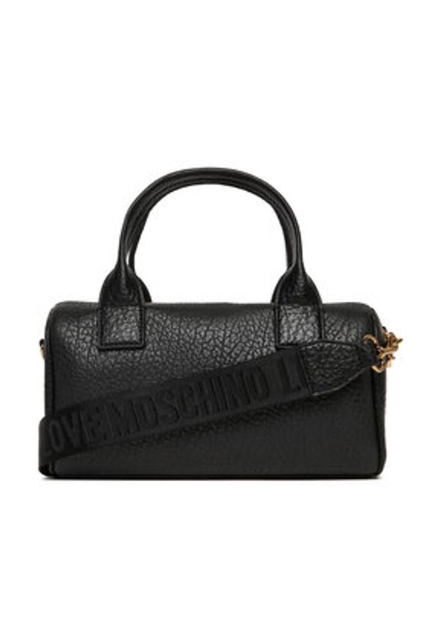 Love Moschino - LOVE MOSCHINO Torebka JC4338PP0NK1400A Czarny. Kolor: czarny. Materiał: skórzane