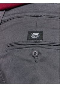 Vans Chinosy Authentic VN0A5FJ7 Szary Slim Fit. Kolor: szary. Materiał: bawełna, syntetyk