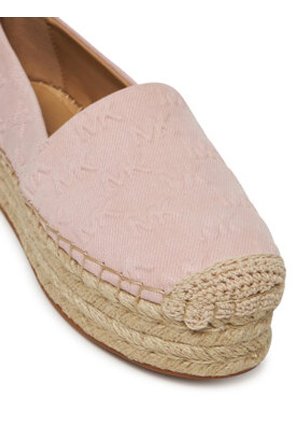 MICHAEL Michael Kors Espadryle Lynn 40S5LYFP3D Różowy. Kolor: różowy. Materiał: materiał