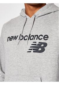 New Balance Bluza C C F Hoodie MT03910 Szary Relaxed Fit. Kolor: szary. Materiał: bawełna #4