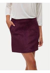 Vero Moda Spódnica mini Donnadina 10210430 Fioletowy Regular Fit. Kolor: fioletowy. Materiał: syntetyk