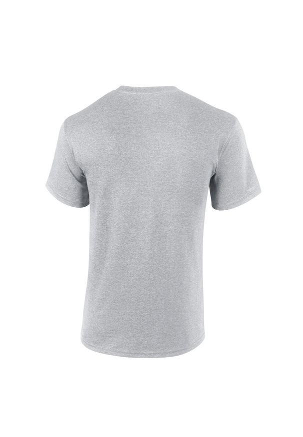 GILDAN - Koszulka Unisex Dla Dorosłych Z Mieszanki Bawełny Ultra. Kolor: szary. Materiał: bawełna. Sport: turystyka piesza