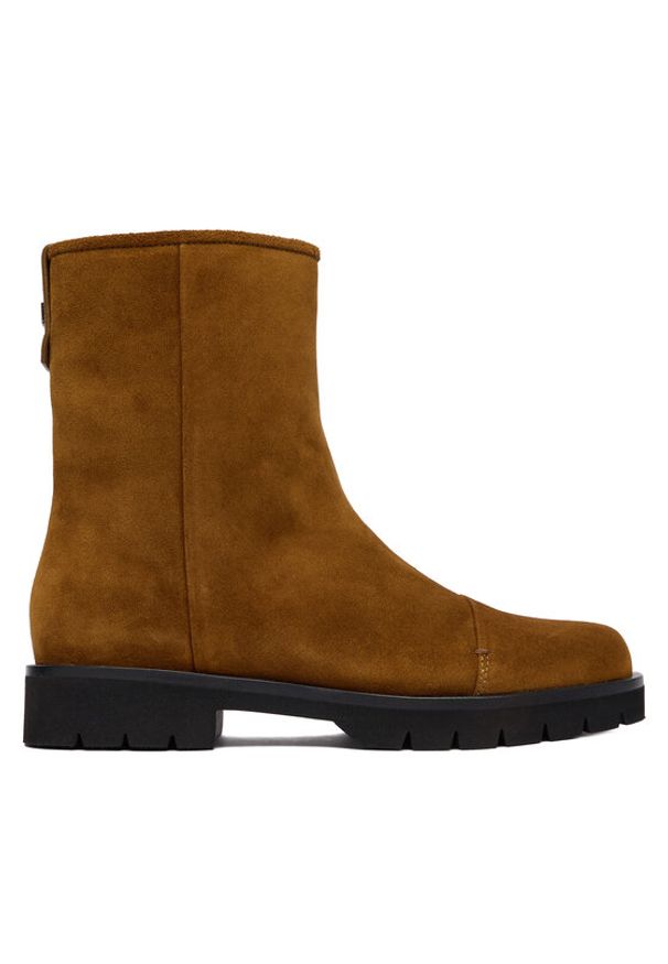 HÖGL Botki 0-101502-89000 Khaki. Kolor: brązowy. Materiał: zamsz, skóra