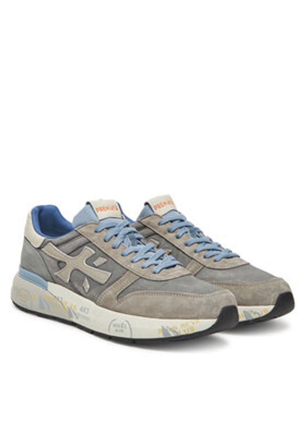 Premiata Sneakersy Mick Var 7247 Szary. Kolor: szary. Materiał: materiał