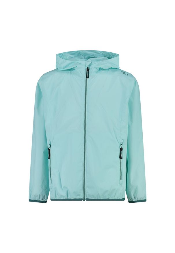 Kurtka dziecięca turystyczna CMP 32X5795. Kolor: zielony. Styl: sportowy. Sport: turystyka piesza