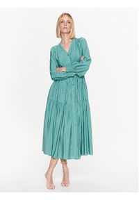 Bruuns Bazaar Sukienka codzienna Carline BBW3324 Zielony Regular Fit. Okazja: na co dzień. Kolor: zielony. Materiał: wiskoza. Typ sukienki: proste. Styl: casual #3