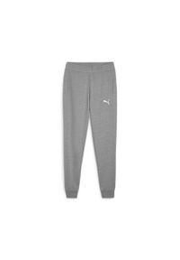 Spodnie dresowe Puma. Kolor: szary. Materiał: bawełna, syntetyk, materiał. Sport: piłka nożna, bieganie #1