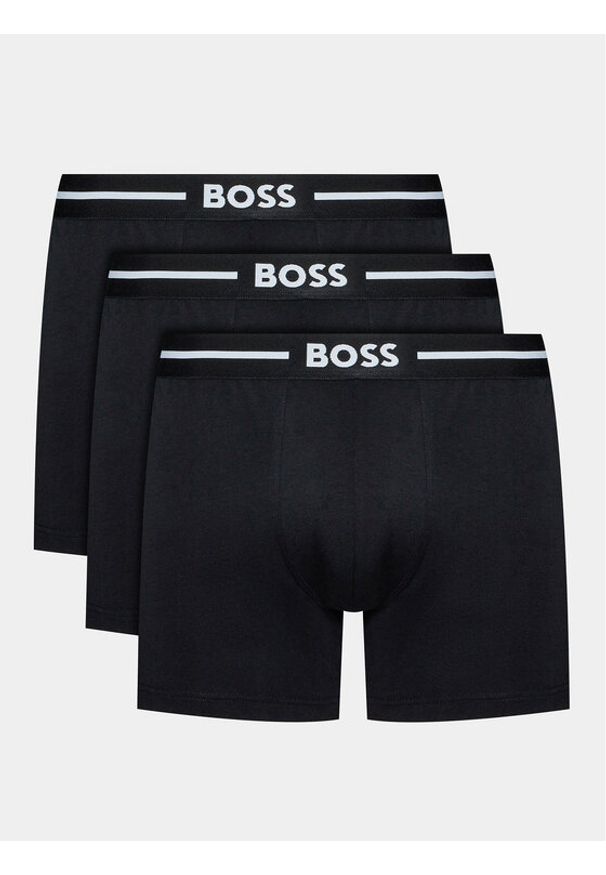 BOSS - Boss Komplet 3 par bokserek Bold 3P 50510698 Czarny. Kolor: czarny. Materiał: bawełna