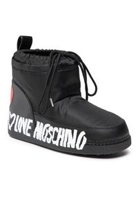 Love Moschino - LOVE MOSCHINO Śniegowce JA24202G1FISJ000 Czarny. Kolor: czarny. Materiał: materiał #4