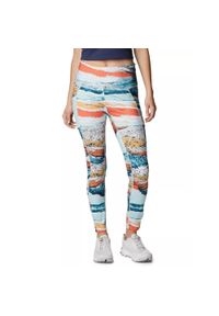 columbia - Legginsy Windgates II Legging - niebieskie. Kolor: wielokolorowy, czerwony, niebieski, żółty. Sezon: jesień