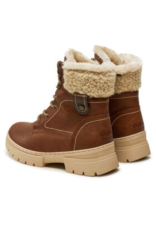 Go Soft Trzewiki SWS6217-05 Brązowy. Kolor: brązowy. Materiał: materiał