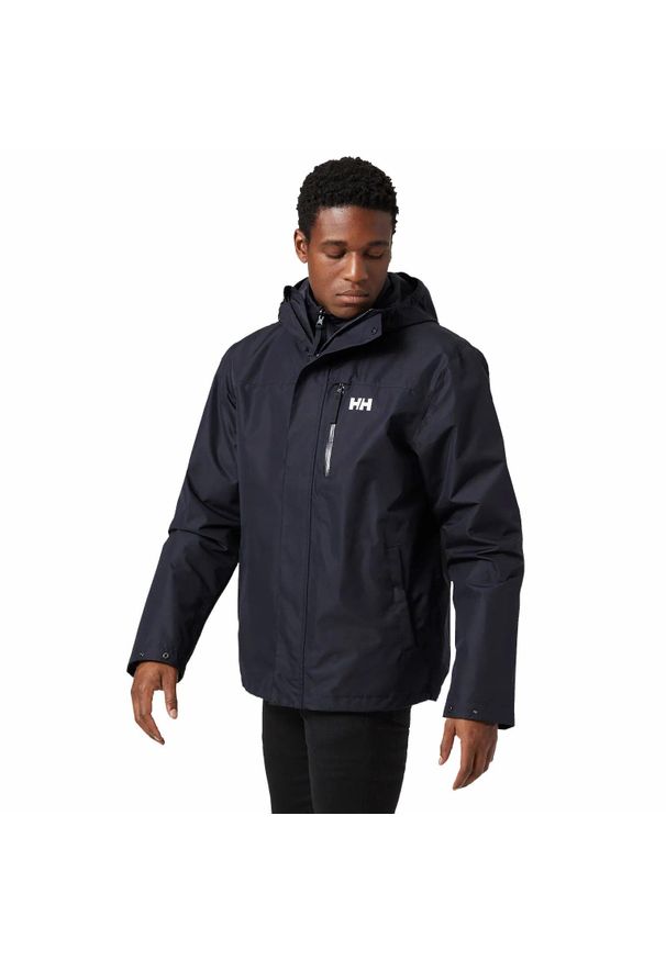 Kurtka 3w1 męska Helly Hansen Juell 3In1. Kolor: niebieski. Sport: turystyka piesza