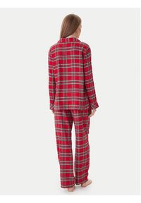 Lauren Ralph Lauren - LAUREN RALPH LAUREN Piżama ILN92457F Czerwony Regular Fit. Kolor: czerwony. Materiał: bawełna #3