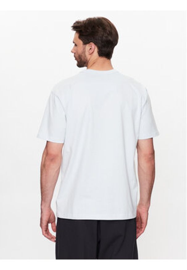 New Balance T-Shirt MT23567 Niebieski Relaxed Fit. Kolor: niebieski. Materiał: bawełna