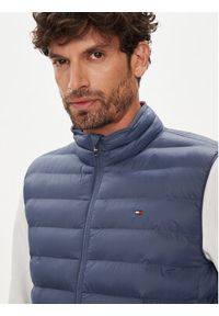 TOMMY HILFIGER - Tommy Hilfiger Kamizelka MW0MW37677 Niebieski Regular Fit. Kolor: niebieski. Materiał: syntetyk #5