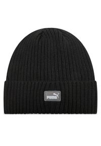 Puma Czapka Classic Cuff Beanie 024826 01 Czarny. Kolor: czarny. Materiał: materiał, poliester