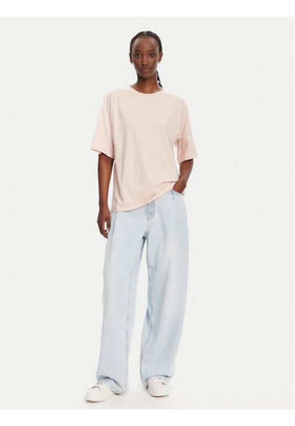 BOSS T-Shirt C_Enis 50523256 Różowy Oversize. Kolor: różowy. Materiał: bawełna