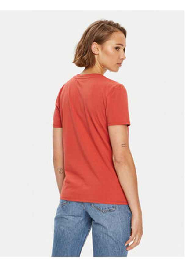 TOMMY HILFIGER - Tommy Hilfiger T-Shirt 1985 WW0WW37877 Czerwony Regular Fit. Kolor: czerwony. Materiał: bawełna