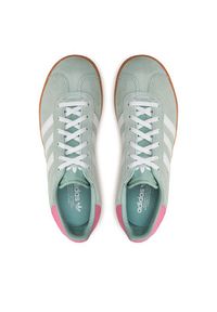 Adidas - adidas Sneakersy Gazelle IG9152 Zielony. Kolor: zielony. Materiał: skóra, zamsz. Model: Adidas Gazelle