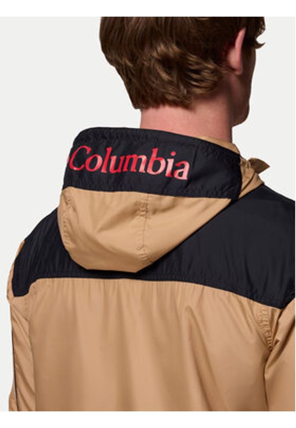 columbia - Columbia Kurtka anorak Challenger™ II 2091001 Brązowy Regular Fit. Kolor: brązowy. Materiał: syntetyk