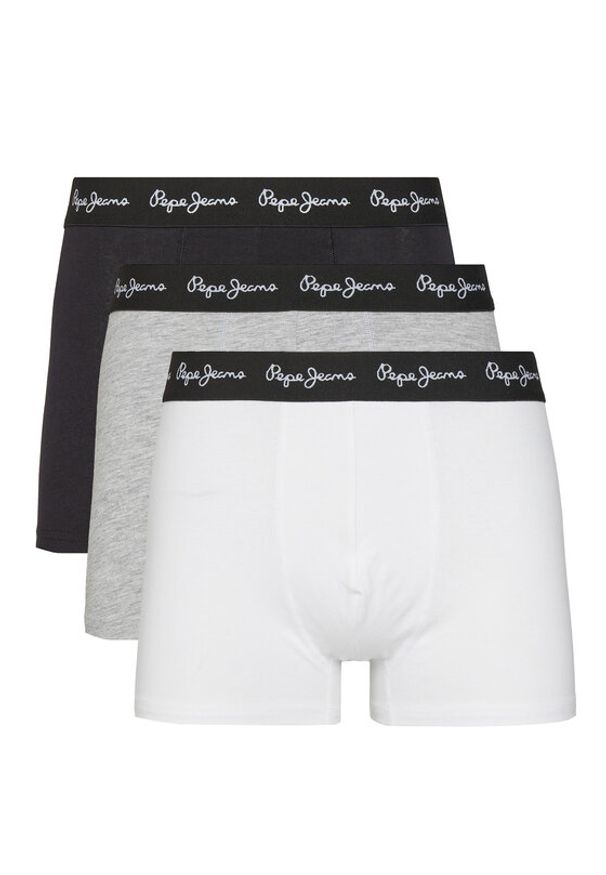 Pepe Jeans Komplet 3 par bokserek PMU10989 Kolorowy. Materiał: bawełna. Wzór: kolorowy