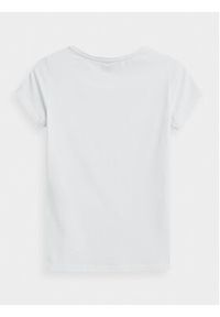 4f - 4F T-Shirt 4FAW23TTSHF0907 Biały Slim Fit. Kolor: biały. Materiał: bawełna #3