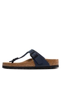 Birkenstock Japonki Gizeh 0143621 Granatowy. Kolor: niebieski. Materiał: skóra #9