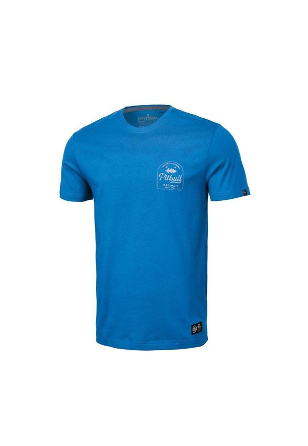 PITBULL - Koszulka bawełniana sportowa t-shirt dla dorosłych Ultra Light So Cal. Kolor: niebieski, wielokolorowy, biały. Materiał: bawełna