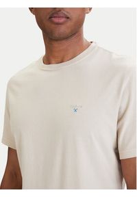 Barbour T-Shirt Tartan MTS0670BE12 Beżowy jasny Tailored Fit. Kolor: beżowy. Materiał: bawełna #5