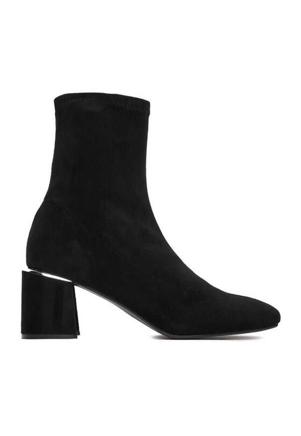 DeeZee Botki W4LD191204 Czarny. Kolor: czarny. Materiał: materiał