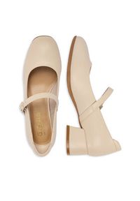 Go Soft Czółenka CEO-DBDS40913-1 Beżowy. Kolor: beżowy. Materiał: materiał #7