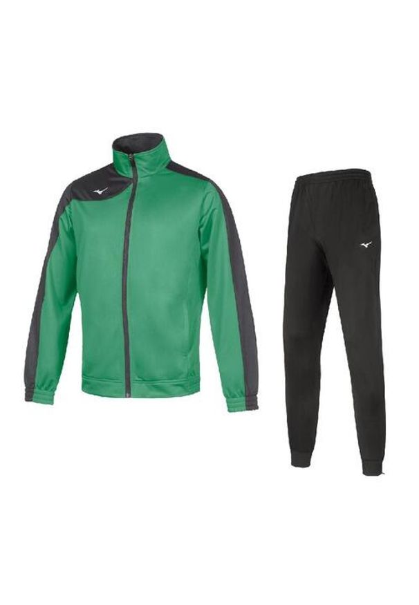 Dres Mizuno Team kobe knitted. Kolor: czarny, wielokolorowy, zielony. Materiał: dresówka. Sport: fitness