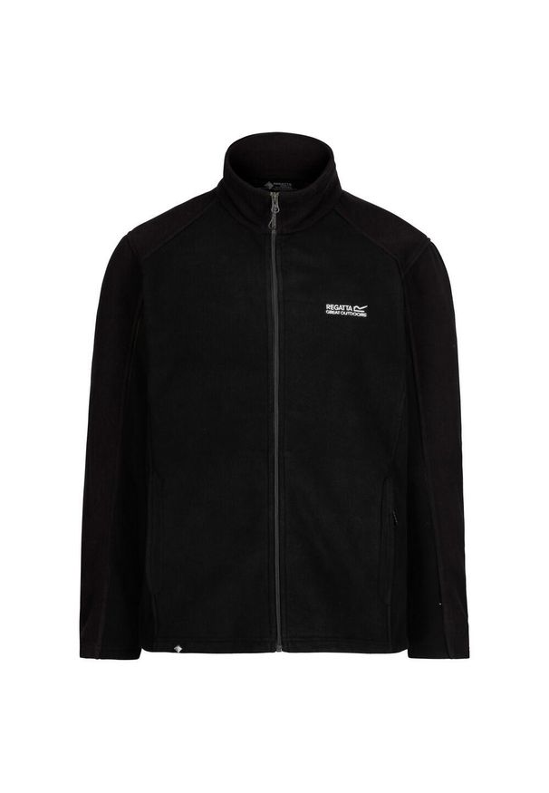 Regatta - Polar Męski Hedman II, Z Suwakiem. Kolor: czarny, zielony, brązowy, wielokolorowy. Materiał: polar. Sezon: zima. Sport: turystyka piesza