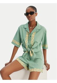 Quiksilver Szorty materiałowe Bahamas EQWNS03090 Zielony Regular Fit. Kolor: zielony. Materiał: bawełna #2