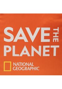 National Geographic Plecak Drawstring N0890E.69 Pomarańczowy. Kolor: pomarańczowy. Materiał: materiał #4
