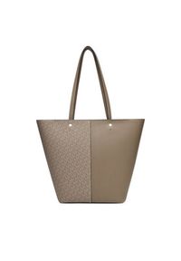 MICHAEL Michael Kors Torebka Flora 30T5GFFT3B Beżowy. Kolor: beżowy. Materiał: skórzane #4