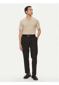 Jack & Jones - Jack&Jones Polo Jaxon 12268227 Beżowy Regular Fit. Typ kołnierza: polo. Kolor: beżowy. Materiał: bawełna #6