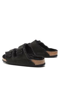 Birkenstock Klapki Arizona Shearling 0752663 Czarny. Kolor: czarny. Materiał: welur, skóra #3