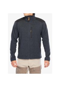 Fjällräven - Bluza rozpinana męska Fjallraven Buck Fleece. Kolor: szary