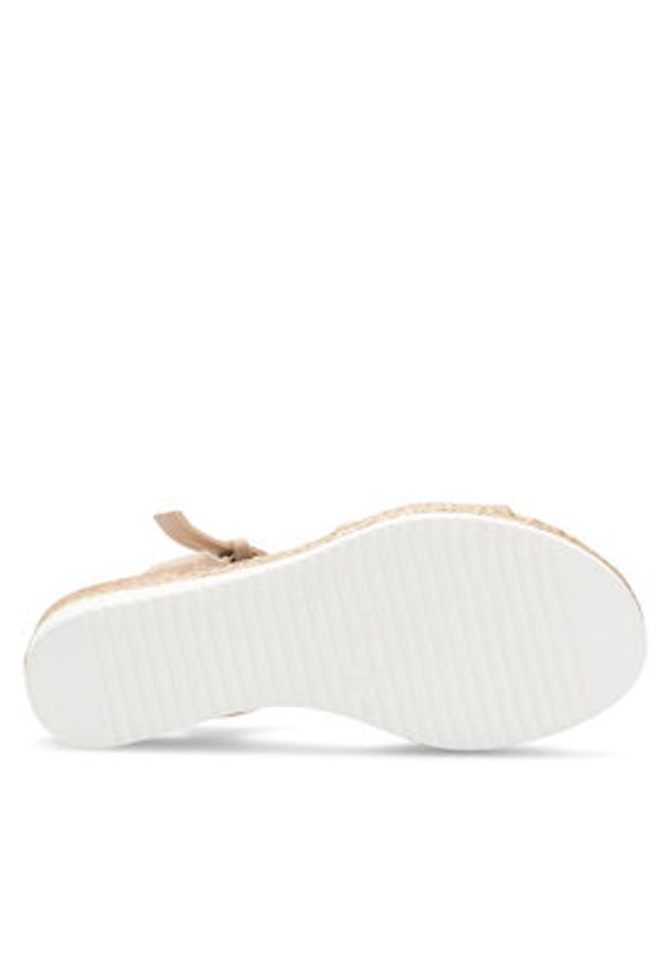 Clara Barson Espadryle WS2189-15 Złoty. Kolor: złoty. Materiał: materiał