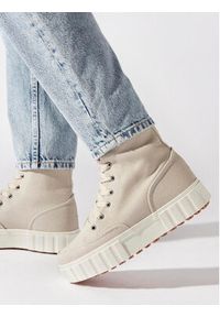Fila Trzewiki Sandblast High Wmn FFW0186.70003 Beżowy. Kolor: beżowy. Materiał: materiał #5
